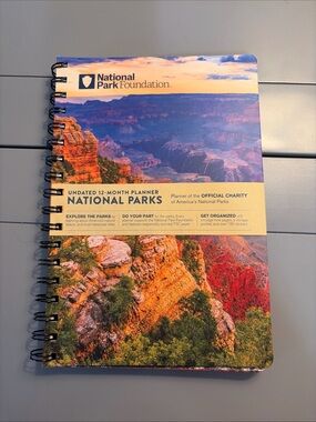 National Parks Updated 12 Month Planner, Smug Free Pages, 160 Stickers & More